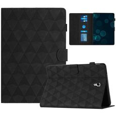 Custodia Smart Tablet in pelle goffrata con texture diamante per Samsung Galaxy Tab A 10.5 T590 (nera)