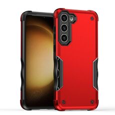 Per Samsung Galaxy S24 5G Custodia per telefono armatura antiurto antiscivolo (rossa)