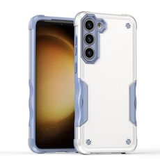 Custodia per telefono armatura antiurto antiscivolo per Samsung Galaxy S24 5G (bianca)
