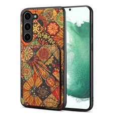 Custodia per telefono con doppio slot per scheda Samsung Galaxy S22 5G (giallo autunno)