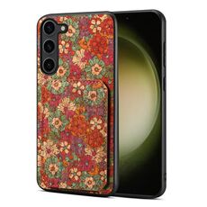 Custodia per telefono con doppio slot per scheda Samsung Galaxy S24 5G (rosso estivo)