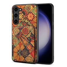 Custodia per telefono con doppio slot per scheda Samsung Galaxy S24+ 5G (giallo autunno)