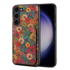 Custodia per telefono con doppio slot per scheda Samsung Galaxy S24+ 5G (verde primavera)