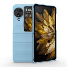 Per OPPO Find N3 Flip Magic Shield Fold Custodia antiurto per PC (azzurro)