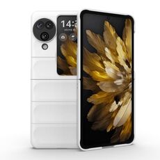 Per OPPO Find N3 Flip Magic Shield Fold Custodia antiurto per PC (bianca)