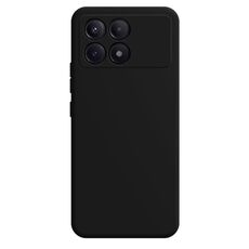 Per Xiaomi Redmi K70 Pro Custodia per telefono in silicone liquido imitazione (nera)