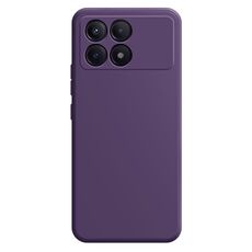 Per Xiaomi Redmi K70 Pro Custodia per telefono in silicone liquido imitazione (viola scuro)