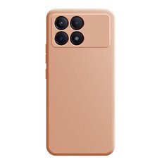 Per Xiaomi Redmi K70 Pro Custodia per telefono in silicone liquido imitazione (rosa)