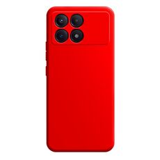 Per Xiaomi Redmi K70 Pro Custodia per telefono in silicone liquido imitazione (rossa)