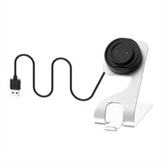 Per Amazfit Active Edge A2212 Supporto per caricabatterie portatile magnetico in lega di alluminio (Argento)