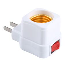 Convertitore adattatore per lampadine da presa US / AU a E27 con interruttore