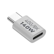 Adattatore di trasmissione USB 3.1 da tipo C a tipo C 40 Gbps 8K, carica 140 W 5 A, specifica: tipo C maschio a femmina