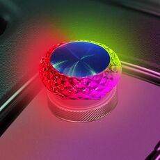 Tipo di fungo USB per auto Luce ambientale LED Luce notturna Lampada decorativa per interni domestici (colorato lampeggiante)