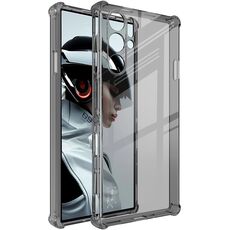 Per ZTE nubia Red Magic 9 Pro 5G/9 Pro + 5G imak antiurto Airbag Custodia in TPU per telefono (nero trasparente)
