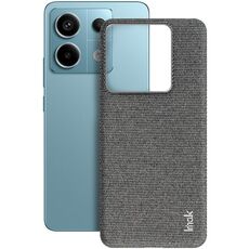 Per Xiaomi Redmi Note 13 Pro 5G serie imak Ruiyi Texture in tessuto PU + custodia per PC (grigio scuro)