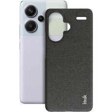 Per Xiaomi Redmi Note 13 Pro+ 5G serie imak Ruiyi Texture in tessuto PU + custodia per telefono PC (nera)