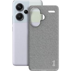 Per Xiaomi Redmi Note 13 Pro+ 5G serie imak Ruiyi Texture in tessuto PU + custodia per PC (grigio chiaro)