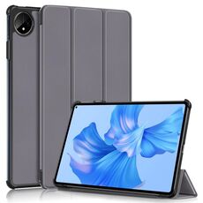 Per Huawei MatePad Pro 11 2024/2022 Custodia per tablet Custer Pure Color 3 pieghe in pelle intelligente (grigio)
