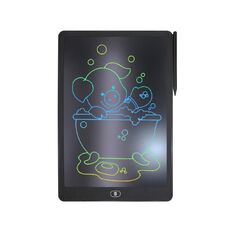 Tavolo da disegno cancellabile per scrittoio LCD per bambini da 16 pollici, colore: scrittura a mano di colore nero