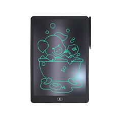 Tavolo da disegno cancellabile per scrittoio LCD per bambini da 16 pollici, colore: scrittura monocromatica nera