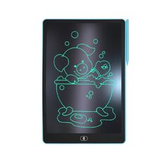 Tavolo da disegno cancellabile per scrittoio LCD per bambini da 16 pollici, colore: scrittura monocromatica blu