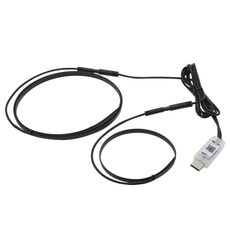 Interni auto in fibra ottica luce fredda RGB lampada ambientale centro luci d'atmosfera vano piedi fantasma, stile: uno a due 110 cm + 35 cm (doppio controllo colorato)