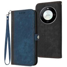 Per Honor X50 / X9b Custodia per telefono in pelle con cinturino a doppia piega con fibbia laterale (Royal)