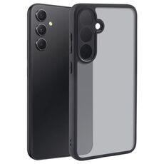 Per Samsung Galaxy S24+ 5G Custodia in TPU nero opaco a pori fini + custodia per PC