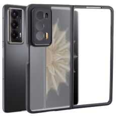 Per Honor Magic V2 Custodia in TPU nero opaco + PC