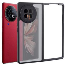 Per vivo X Fold2 TPU nero opaco + custodia per PC