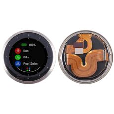 Per Garmin Vivoactive 4S Schermo LCD originale con digitalizzatore assemblaggio completo (Argento)
