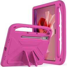 Per Lenovo Tab P12 12.7 Custodia portatile antiurto per tablet EVA (rosa rossa)