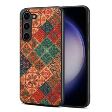 Per Samsung Galaxy S24+ 5G Custodia per telefono in TPU serie Four Seasons Flower Language (blu invernale)