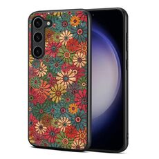 Custodia in TPU per Samsung Galaxy S23+ 5G Four Seasons Flower Language Series (verde primavera)