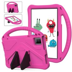 Custodia per tablet antiurto EVA per Blackview Osal Pad 15 2023 10.36 con supporto (rosa rosso)