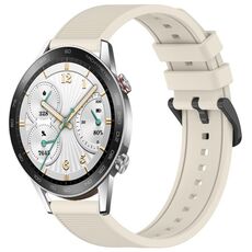 Per Honor Watch GS 3i 22mm cinturino in silicone strutturato in tinta unita (Starlight)