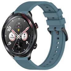Cinturino per orologio For Honor Watch Dream da 22 mm in silicone strutturato in tinta unita (Rock Cyan)