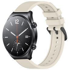 Per Xiaomi MI Watch S1 cinturino in silicone strutturato in tinta unita da 22 mm (Starlight)