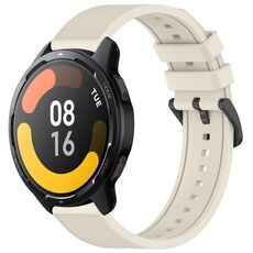 Per Xiaomi Watch S1 Active 22mm cinturino in silicone strutturato in tinta unita (Starlight)