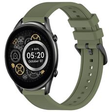 Per cinturino per orologio Xiaomi Haylou RT2 LS10 in silicone tinta unita da 22 mm (verde)