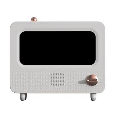 USB Simulazione del rumore bianco Fiamma Fornace per aromaterapia Macchina per interni Grande spruzzo Umidificatore per misurazione(Bianco)