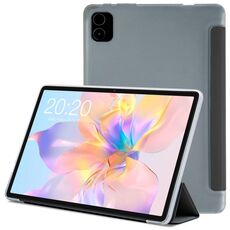 Per Teclast P40 HD Custodia intelligente per tablet in pelle Folio a 3 pieghe (grigio)