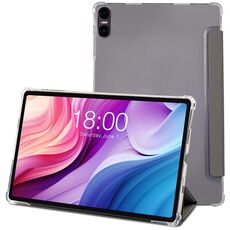 Per Teclast T40 HD Custodia intelligente per tablet in pelle Folio a 3 pieghe (grigio)
