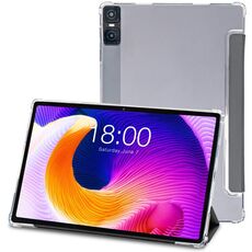 Per Teclast T45 HD Custodia intelligente per tablet in pelle Folio a 3 pieghe (grigio)