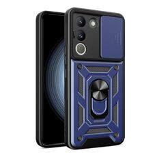 Per vivo V29e Sud Est Asiatico / Y200 5G Cover per fotocamera scorrevole Design TPU + Custodia per PC (Blu)