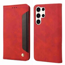Custodia in pelle per Samsung Galaxy S24 Ultra 5G Skin Feel (rossa)
