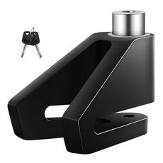 Lucchetto per freno a disco triangolare per veicoli elettrici Lucchetto per scooter antifurto in acciaio legato universale(Nero)