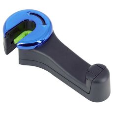 Supporto per telefono con doppio gancio per sedile posteriore dell'auto, colore: blu