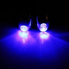 Lampada decorativa a spruzzo per tergicristallo per auto, luci a spruzzo per cofano a LED (blu)