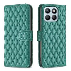 Per Honor X8b Diamond Lattice Portafoglio Flip Custodia in pelle per telefono (Verde)